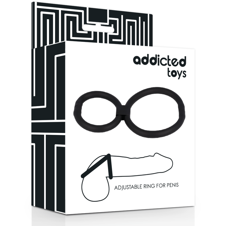 Addicted Toys Adjustable Rings For Penis - PleasureShop