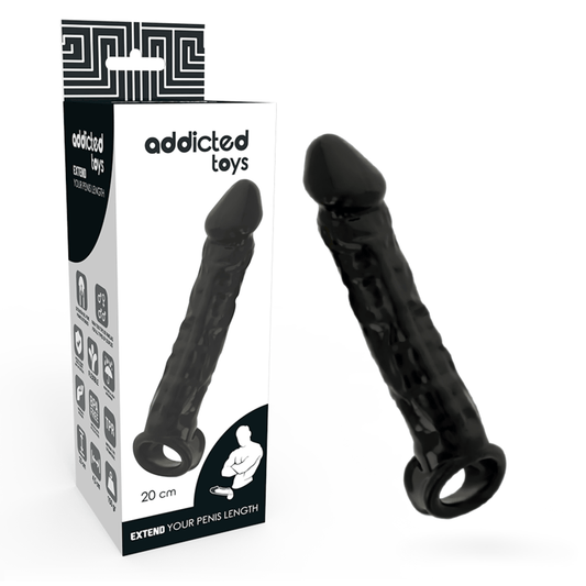 Addicted Toys Dong Extension Black - PleasureShop