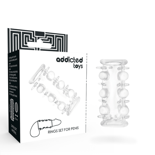 Addicted Toys Penis Sleeve Clear - PleasureShop