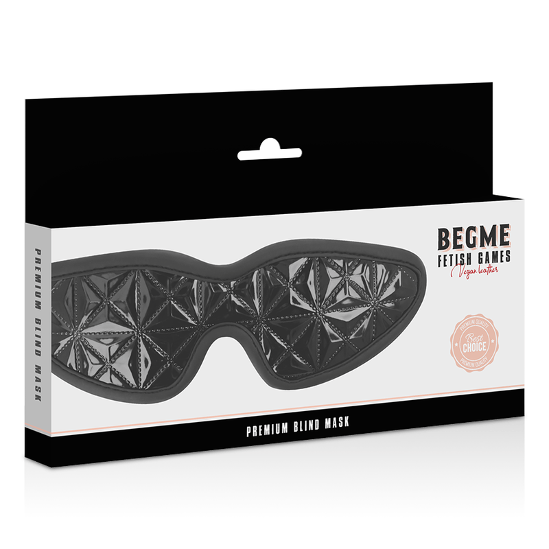 Begme Black Edition Premium Blind Mask - PleasureShop
