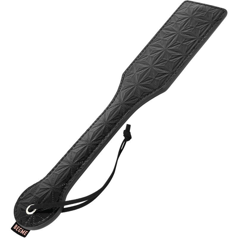 Begme Black Edition Vegan Leather Paddle - PleasureShop