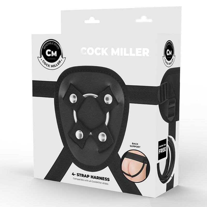 Cock Miller Harness + Silicone Density Articulable Cocksil - PleasureShop