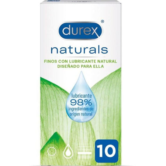 Durex Naturals Thin Condoms Natural Lube 10 Units - PleasureShop