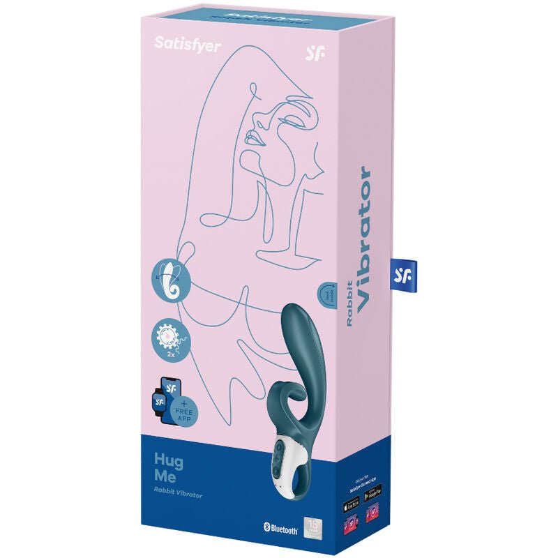 Satisfyer Hug Me Rabbit Vibrator with APP - PleasureShop