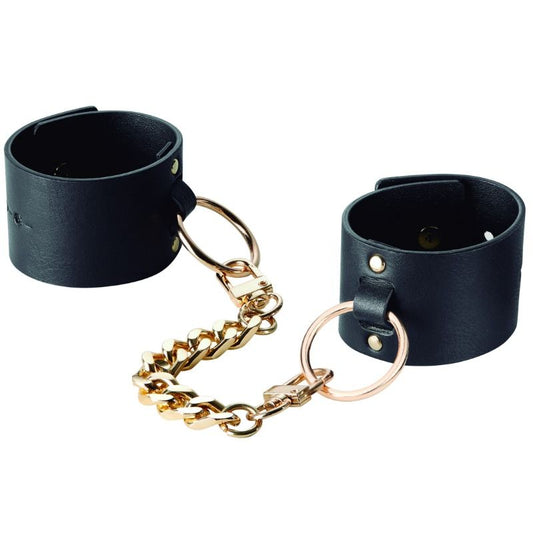 Bijoux Indiscrets Maze Wide Cuffs Black - PleasureShop